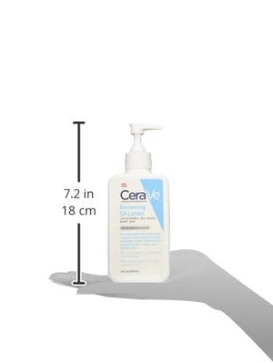CeraVe SA Lotion for Rough & Bumpy Skin, Vitamin D, Hyaluronic Acid, Lactic Acid & Salicylic Acid Lotion, Fragrance Free & Allergy Tested, 8 Ounce