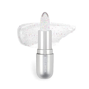 Winky Lux Glimmer Balm, pH Lip Balm, Color Changing Lipstick & Tinted Lip Balm, Hydrate & Plump with Buildable Pink Finish, Pink Opal
