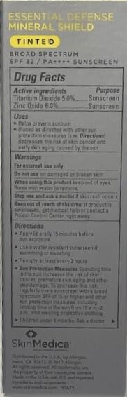 SkinMedica Essential Defense Mineral Shield SPF Sunscreen for Face – Lightweight, Ideal for Oily & Combination Skin, 1.85 fl oz