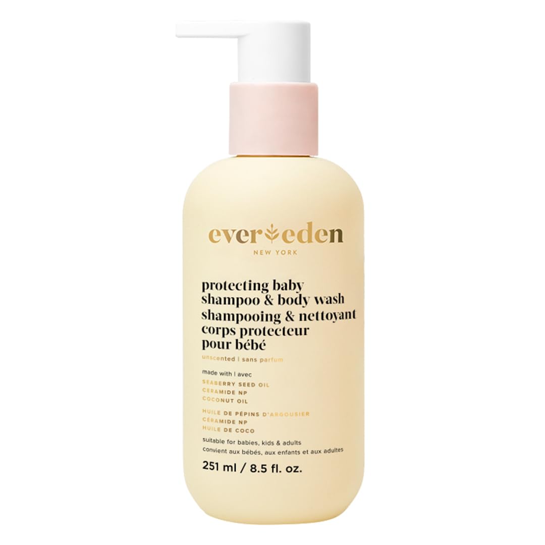 Evereden Baby Bathtime DUO: Baby Lotion for Newborn and 2-in-1 Newborn Shampoo and Body Wash Set - Soothing, Cleansing, & Hydrating Baby Shampoo and Lotion
