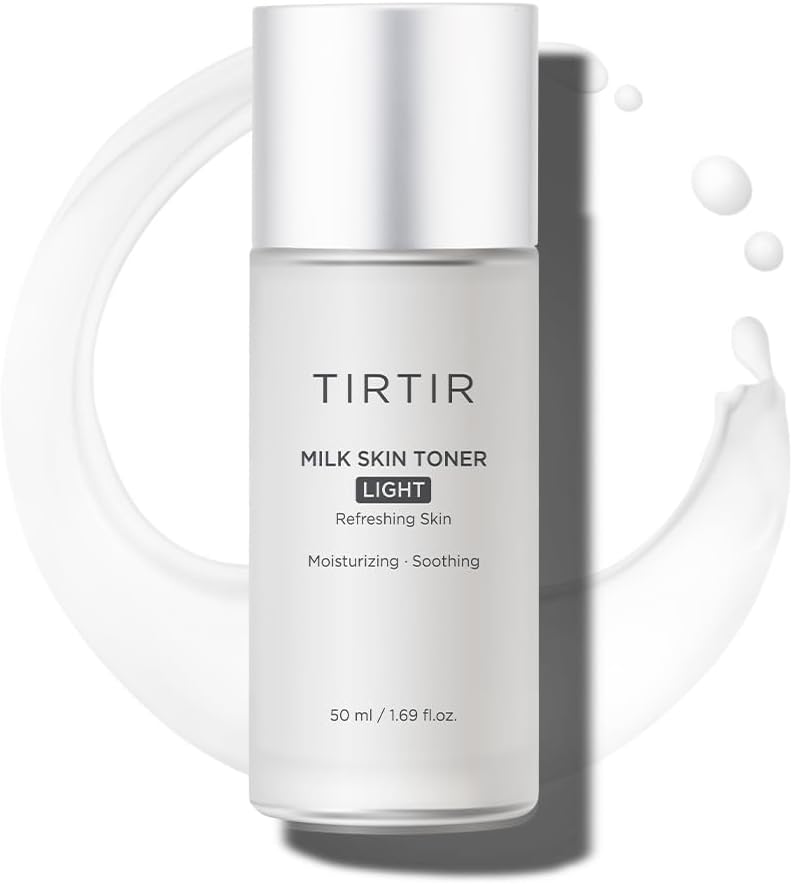 TIRTIR Milk Skin Rice Toner | Deep Moisturizing, Hydrating Toner for face, Niacinamide, Ceramide, Rice Bran Extract, Nature-Oriented Ingredients for Korean Skin Care, Vegan, 5.07 fl.oz.