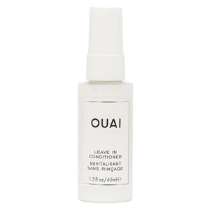 OUAI Leave In Conditioner & Heat Protectant Spray - Prime Hair for Style, Smooth Flyaways, Add Shine and Use as Detangling Spray - No Parabens, Sulfates or Phthalates (4.7 oz)