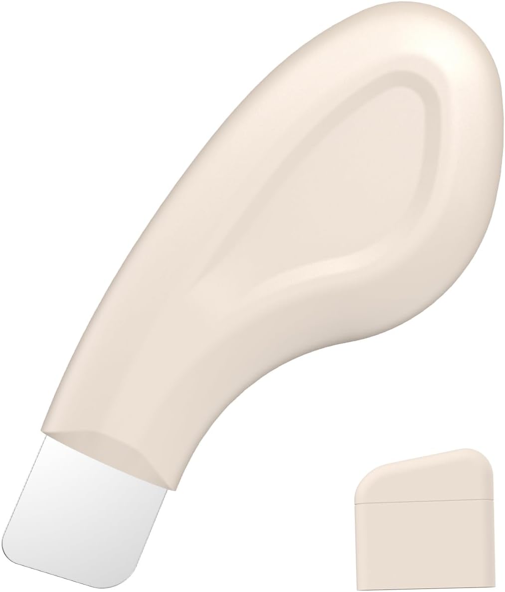 Blackhead Remover Tool, Silicone Face Scraper for Deep Cleansing, Skin Scrubber Face Spatula, Nose Blackhead Remover, Skin Care Tool for Men and Women (Green)