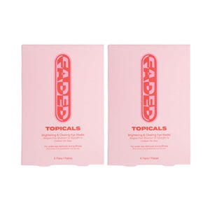 Topicals Faded Brightening Under Eye Masks | Revitalizing Patches to Depuff, Hydrate, and Illuminate | Diminishes Dark Circles and Fine Lines | Made with Kojic Acid, Caffeine & Niacinamide