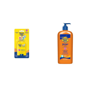 Banana Boat Sport Kids Sunscreen Stick SPF 50, 0.5oz | Travel Size Sunscreen for Kids, Childrens Sunblock SPF 50, Oxybenzone-Free, 0.5oz