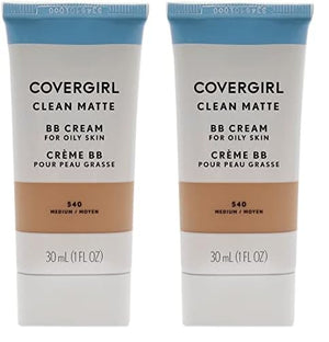 COVERGIRL - Clean Matte BB Cream, Oil-Free, Long-Lasting, Sensitive Skin, Lightweight, 100% Cruelty-Free