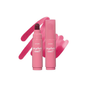 ETUDE Dear Darling Marker Tint #1 Raspberry Pop (5g) | Hydrating & Long Lasting Lip Stain | High Pigmented Lip Maker with Easy Drawing Tip | Korean Daily Lip Tint, Korean Makeup, Kbeauty