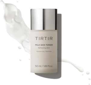 TIRTIR Milk Skin Rice Toner | Deep Moisturizing, Hydrating Toner for face, Niacinamide, Ceramide, Rice Bran Extract, Nature-Oriented Ingredients for Korean Skin Care, Vegan, 5.07 fl.oz.