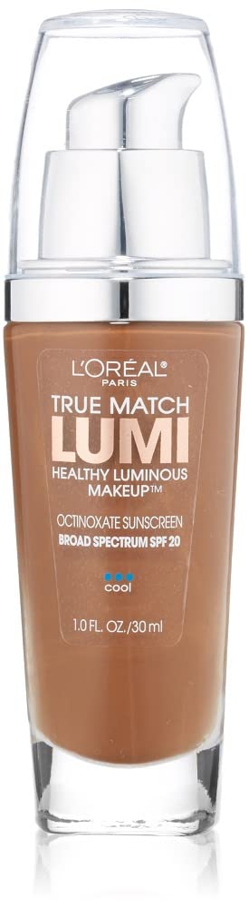 L'Oreal Paris True Match Lumi Healthy Luminous Makeup, C6 Soft Sable, 1 fl; oz.