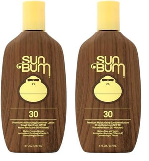 Sun Bum Original SPF 30 Sunscreen Body Lotion - Broad Spectrum Moisturizing Sunscreen with Vitamin E - Hawaii 104 Act Compliant (Made without Octinoxate & Oxybenzone) - 8 oz