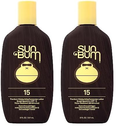 Sun Bum Original SPF 30 Sunscreen Body Lotion - Broad Spectrum Moisturizing Sunscreen with Vitamin E - Hawaii 104 Act Compliant (Made without Octinoxate & Oxybenzone) - 8 oz