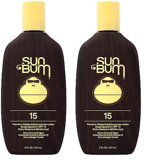 Sun Bum Original SPF 30 Sunscreen Body Lotion - Broad Spectrum Moisturizing Sunscreen with Vitamin E - Hawaii 104 Act Compliant (Made without Octinoxate & Oxybenzone) - 8 oz