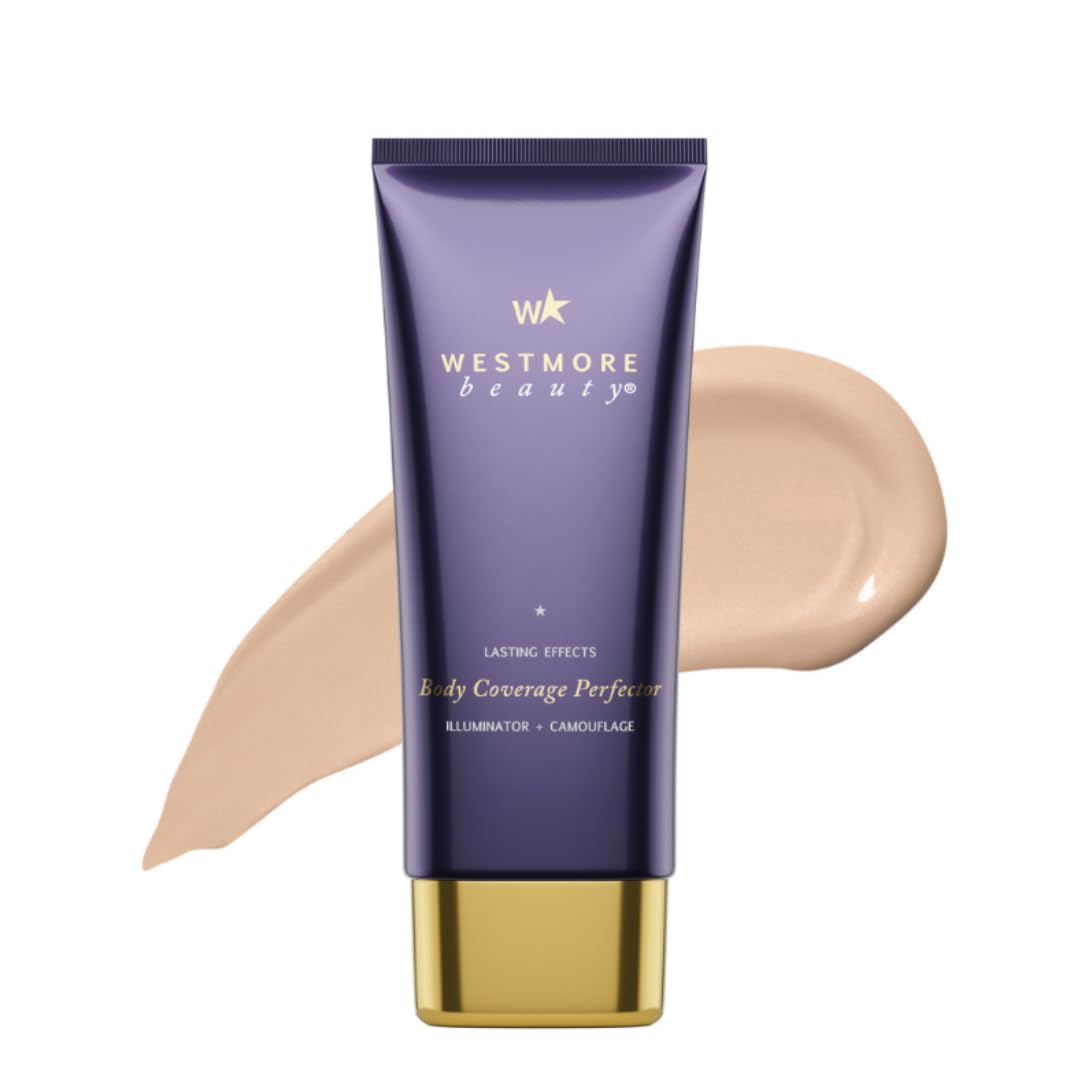 Westmore Beauty Body Coverage Perfector – Waterproof Leg & Body Makeup - Tattoo Cover Up Makeup - 3.5 Oz (Natural Radiance)