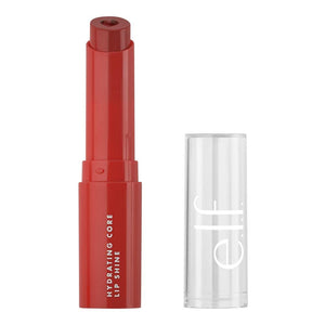 e.l.f. Hydrating Core Lip Shine, Conditioning & Nourishing Lip Balm, Sheer Color Tinted Chapstick, Joyful, 0.09 Oz