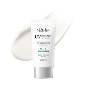 d'alba Piedmont Waterfull Tone-Up Sunscreen Serum BROAD SPECTRUM SPF 50 + Korean Sunscreen for Face, All Skin Tones, Sweat Proof Formula (1.69 fl.oz.)