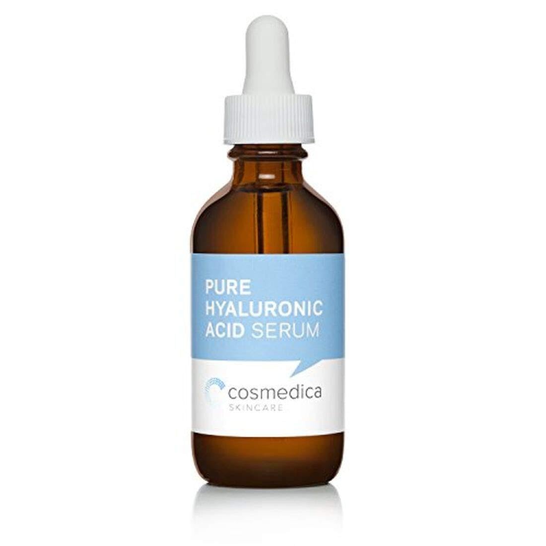 Cosmedica Hyaluronic Acid Serum for Skin – 4 Fl. Oz Hydrating Facial Moisturizer with Anti-Aging Skin Care Properties. Beauty and Skin Care