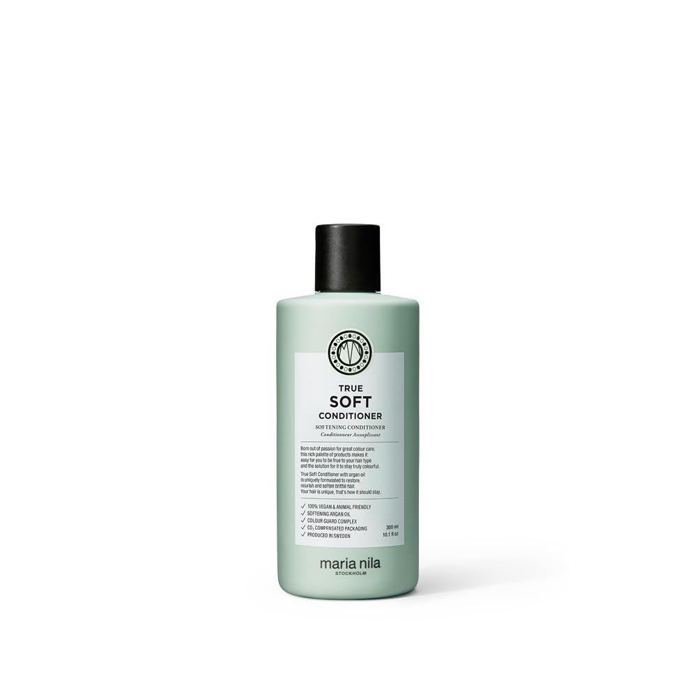 Maria Nila True Soft, For Dry Hair, Argan Oil Remoisturises & Reduces Frizz, 100% Vegan & Sulfate/Paraben free