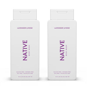Native Body Wash Contains Naturally Derived Ingredients | For Women & Men, Sulfate, Paraben, & Dye Free Leaving Skin Soft and Hydrated | Eucalyptus & Mint 18 oz - 2 Pk
