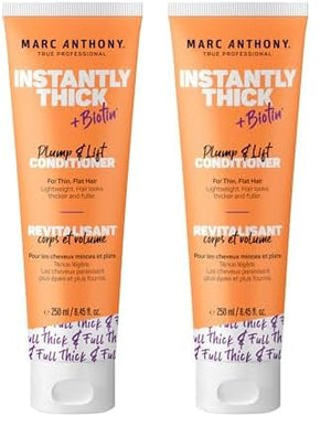 Marc Anthony Strengthening Conditioner, Grow Long - Anti-Frizz, Anti-Breakage & Nourishing Formula For Split Ends, & Hair Growth - Biotin, Vitamin E, Caffeine & Ginseng for Dry & Damaged Hair