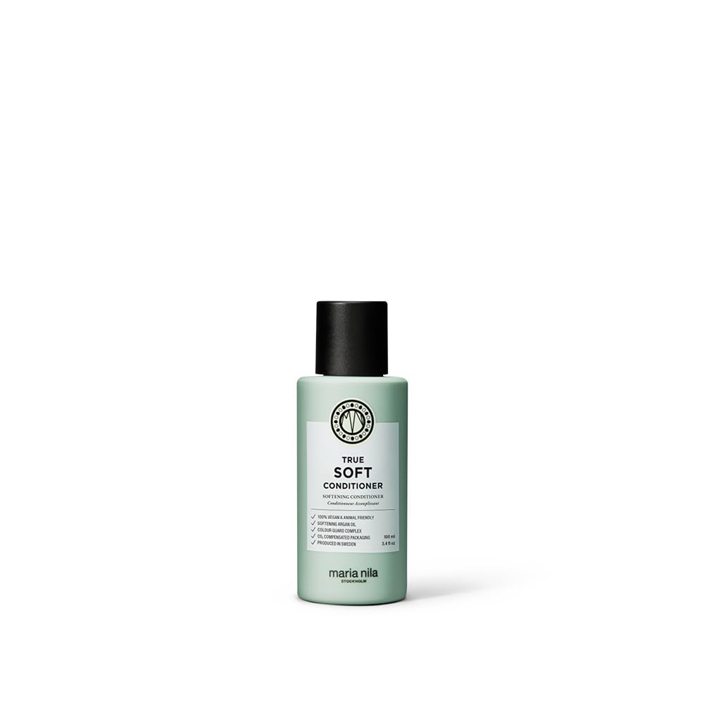 Maria Nila True Soft, For Dry Hair, Argan Oil Remoisturises & Reduces Frizz, 100% Vegan & Sulfate/Paraben free