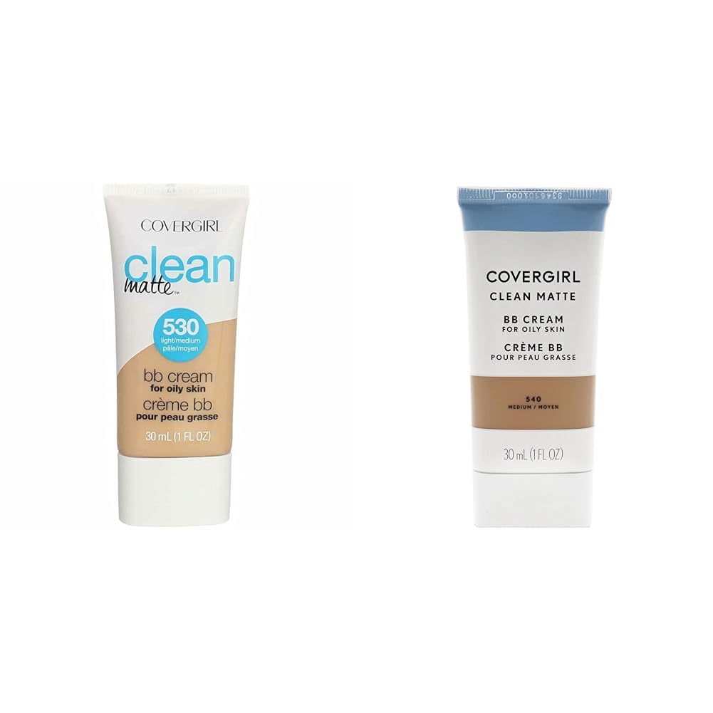 COVERGIRL - Clean Matte BB Cream, Oil-Free, Long-Lasting, Sensitive Skin, Lightweight, 100% Cruelty-Free