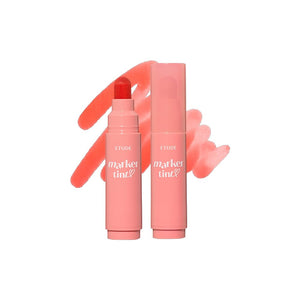 ETUDE Dear Darling Marker Tint #1 Raspberry Pop (5g) | Hydrating & Long Lasting Lip Stain | High Pigmented Lip Maker with Easy Drawing Tip | Korean Daily Lip Tint, Korean Makeup, Kbeauty