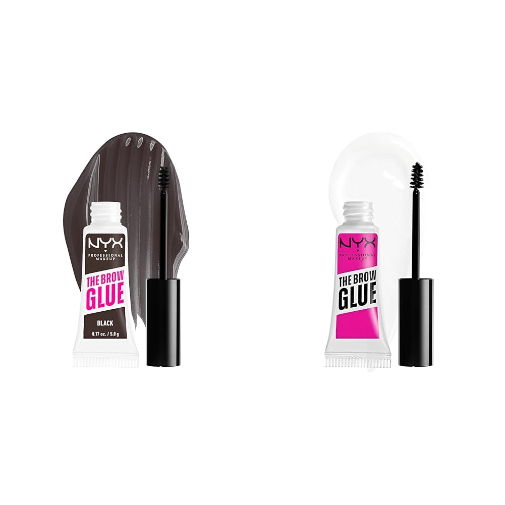 NYX PROFESSIONAL MAKEUP The Brow Glue, Extreme Hold Eyebrow Gel - Clear