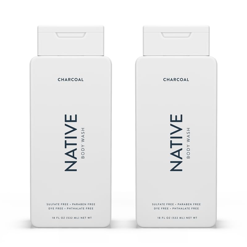 Native Body Wash Contains Naturally Derived Ingredients | For Women & Men, Sulfate, Paraben, & Dye Free Leaving Skin Soft and Hydrated | Eucalyptus & Mint 18 oz - 2 Pk