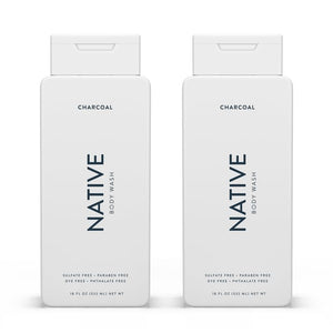 Native Body Wash Contains Naturally Derived Ingredients | For Women & Men, Sulfate, Paraben, & Dye Free Leaving Skin Soft and Hydrated | Eucalyptus & Mint 18 oz - 2 Pk