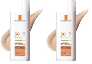 La Roche-Posay Anthelios Tinted Sunscreen SPF 40+, Broad Spectrum SPF + Antioxidants, Titanium Dioxide & Zinc Oxide Sunscreen, 4 Flexible Shades With No White Cast, Oil Free & Oxybenzone Free