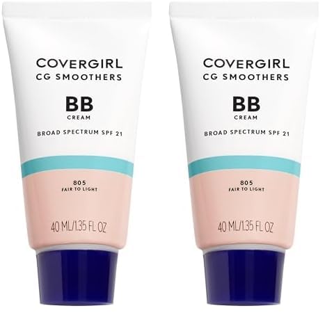 COVERGIRL Smoothers Lightweight BB Cream, 1.35 Fl Oz, Light to Medium Skin Tones, Bb Cream with SPF, Bb Cream Foundation, Improves Skin Elasticity, Blends Effortlessly with Skin Tone, Lightweight Formula
