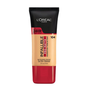 L'Oreal Paris Cosmetics Makeup Infallible Pro-Matte Liquid Longwear Foundation, Fresh Beige, 1 fl oz
