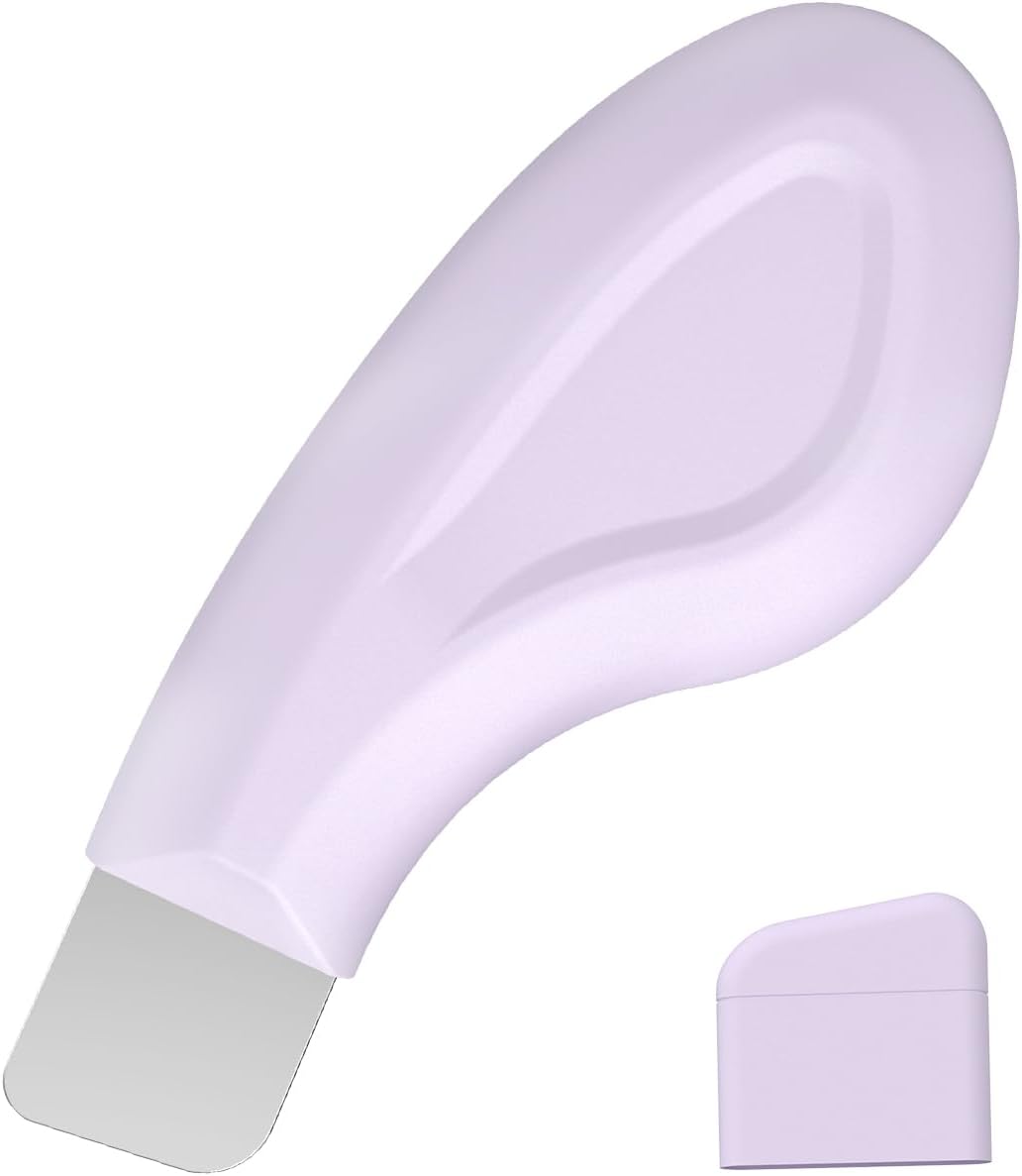 Blackhead Remover Tool, Silicone Face Scraper for Deep Cleansing, Skin Scrubber Face Spatula, Nose Blackhead Remover, Skin Care Tool for Men and Women (Green)