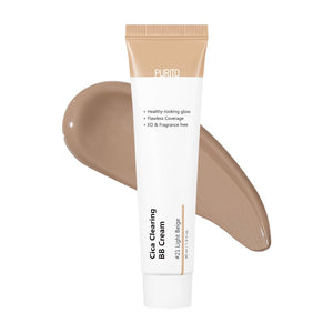 PURITO Cica Clearing BB Cream #13 Neutral Ivory 1 fl.oz / 30ml, Vegan bb cream, foundation, cruelty free