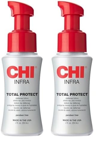 CHI Total Protect Defense Lotion, Lightweight Lotion For Locking In Moisture & Protecting Hair From Heat, Sulfate, Paraben, & Cruelty-Free, 6 Oz
