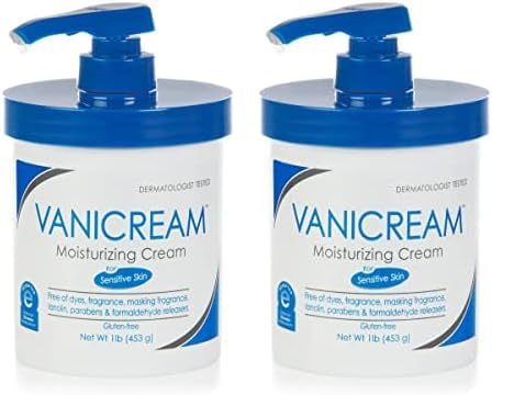 Vanicream Moisturizing Skin Cream with Pump Dispenser - 16 fl oz (1 lb) - Moisturizer Formulated Without Common Irritants for Those with Sensitive Skin
