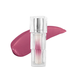 TIRTIR [*Mini Size Waterism Tinted Lip Gloss #01 Mauve Rose, 0.06 Fl Oz – Kiss Ready Lipgloss, 12H Long Lasting Non Sticky Natural Tinted Glow Korean Multiuse Cheek and Lip Tint for Women gift