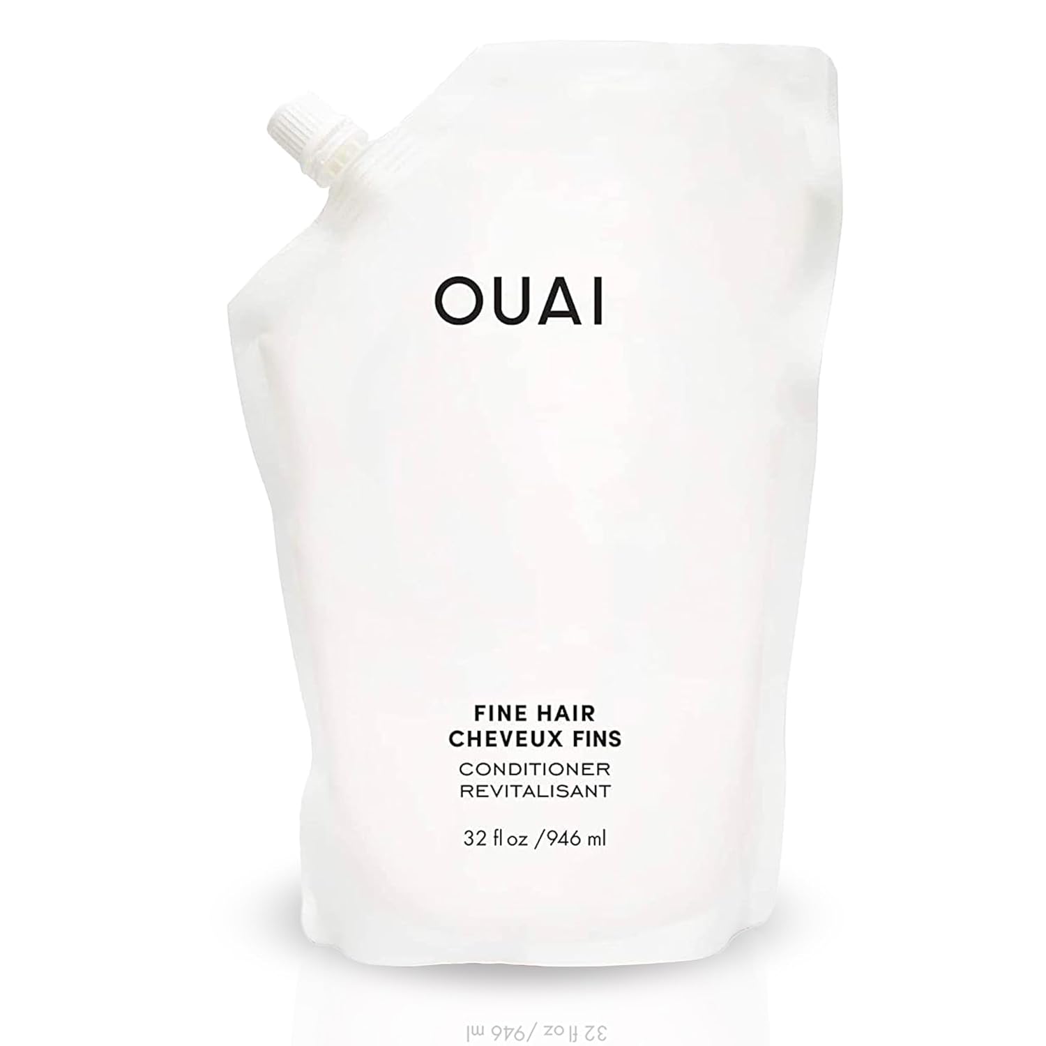 OUAI Fine Hair Conditioner - Volumizing Conditioner for Fine Hair Made with Keratin, Biotin and Chia Seed Oil - Adds Softness, Bounce and Volume - Free from Parabens, Sulfates, and Phthalates (10 Oz)