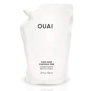 OUAI Fine Hair Conditioner - Volumizing Conditioner for Fine Hair Made with Keratin, Biotin and Chia Seed Oil - Adds Softness, Bounce and Volume - Free from Parabens, Sulfates, and Phthalates (10 Oz)