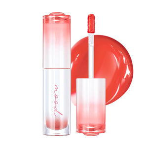 Peripera Ink Mood Glowy Tint | Lip-Plumping, Naturally Moisturizing, Lightweight, Glow-Boosting, Long-Lasting, Comfortable, Non-Sticky, Mask Friendly, No White Film 033 ROSY WISH