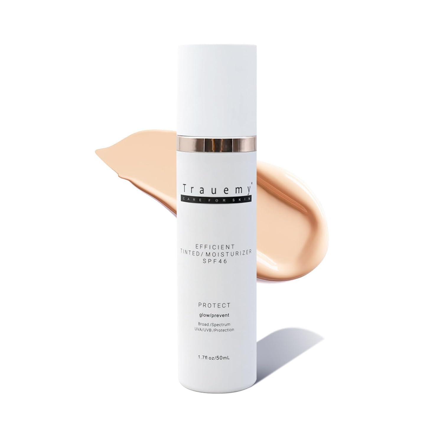 Hydrating Skin Care & Face Moisturizer & Anti-Aging Face Sunscreen SPF 46 - Chemical BB Cream, Water-Resistant, Matte Tinted - 1PACK (1.7 oz)