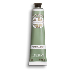 L'Occitane Almond Delicious Hand & Nail Cream: Soften hands & Cuticles with Irresistible Almond Scent, Moisturizing, Infused With Almond Oil, 24-hour hydration