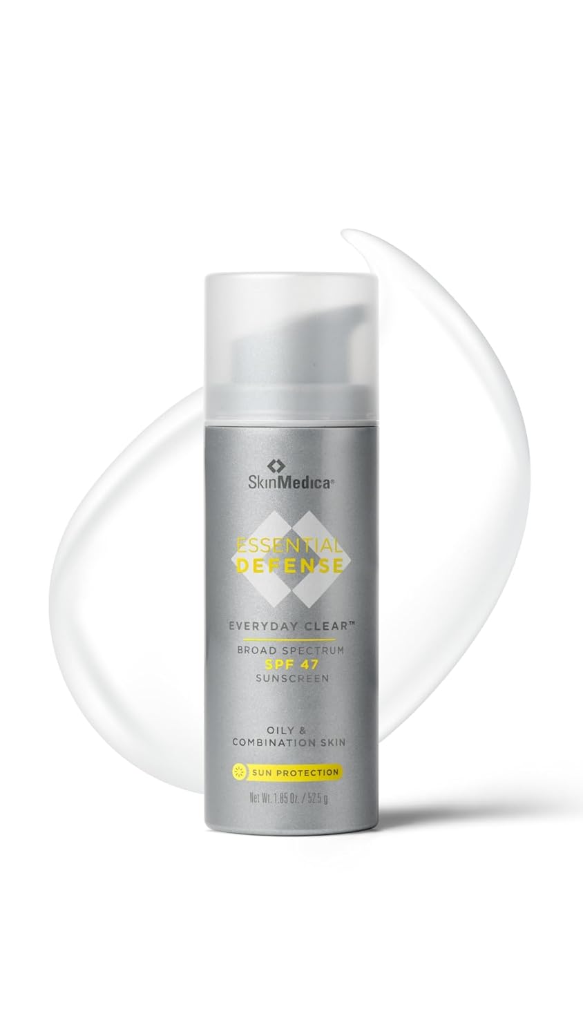 SkinMedica Essential Defense Mineral Shield SPF Sunscreen for Face – Lightweight, Ideal for Oily & Combination Skin, 1.85 fl oz