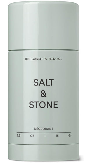 SALT & STONE Aluminum Free Deodorant | Extra Strength 48 Hour Protection for Women & Men | Made with Seaweed Extracts, Shea Butter & Prebiotics (Santal & Vetiver)