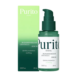 PURITO Centella Unscented Serum, Korean Centella, for All Skin Types, Ampoule, Soothing, Calming, Facial Serum for face, Vegan & Cruelty-Free, Korean Skin Care, 60ml 2fl.oz