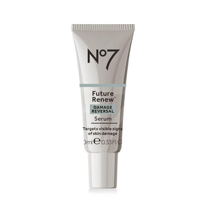 No7 Future Renew Damage Reversal Serum - Anti-Aging Face Serum for Glowing Skin - Hyaluronic Acid + Niacinamide for Sun Damage Reversal - Dermatologist-Approved, Sensitive Skin Suitable (0.84 Fl Oz)