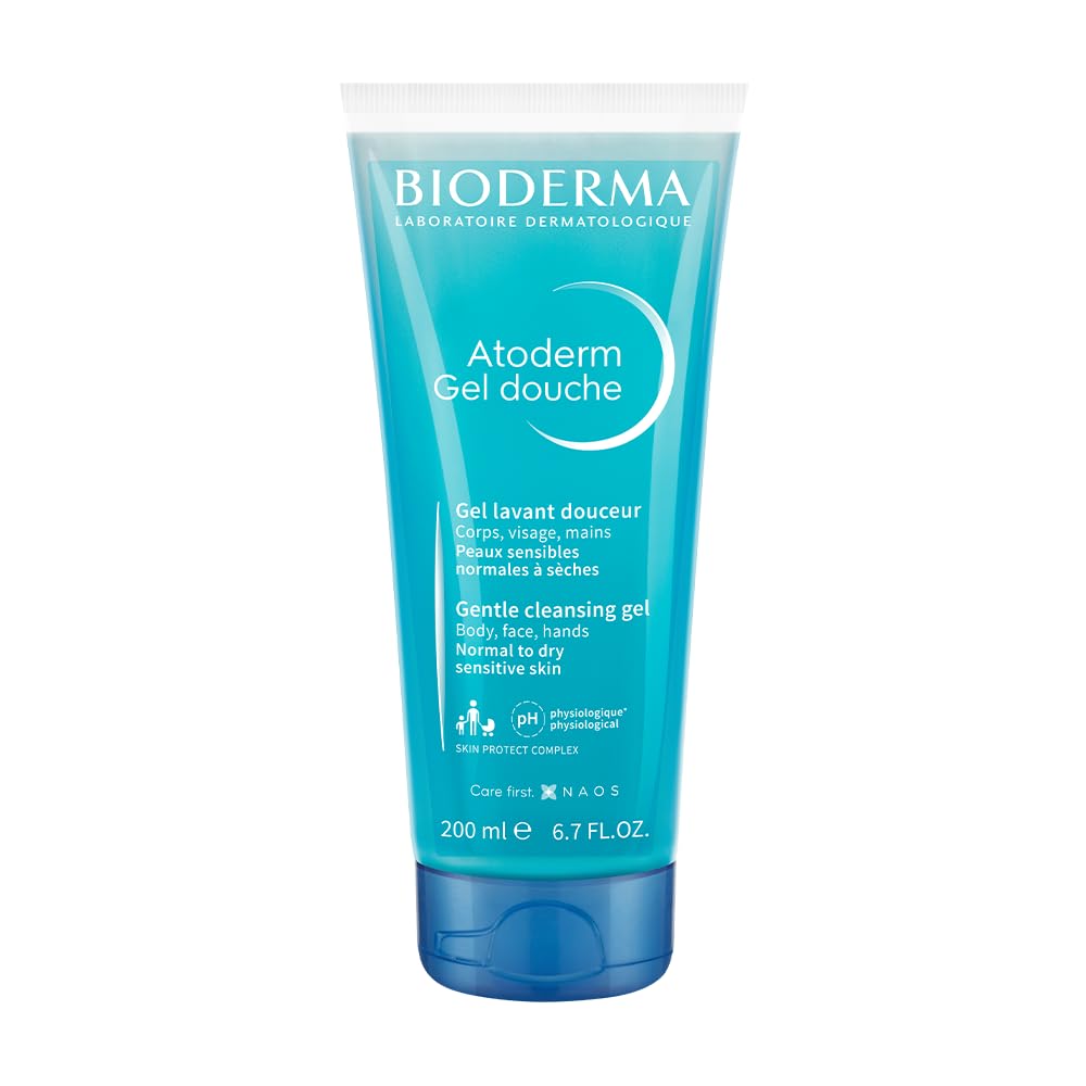Bioderma - Atoderm - Hydrating Shower Gel - Moisturizing Face and Body Cleanser - Body Wash for Normal to Dry Sensitive Skin