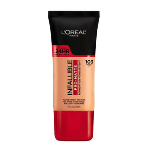 L'Oreal Paris Cosmetics Makeup Infallible Pro-Matte Liquid Longwear Foundation, Fresh Beige, 1 fl oz