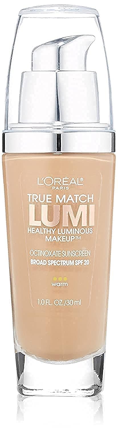 L'Oreal Paris True Match Lumi Healthy Luminous Makeup, C6 Soft Sable, 1 fl; oz.
