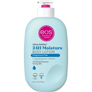 eos Shea Better Body Lotion- Vanilla Cashmere, 24-Hour Moisture Skin Care, Vegan, 16 fl oz